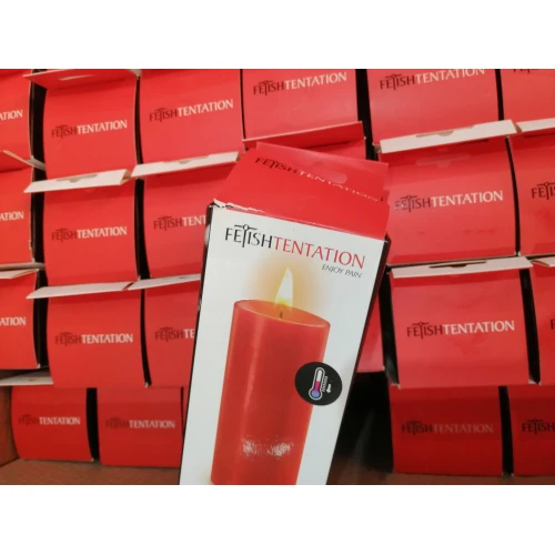 БДСМ cвеча низкотемпературная Fetish Tentation SM Low Temperature Candle Red (испорчена упаковка)