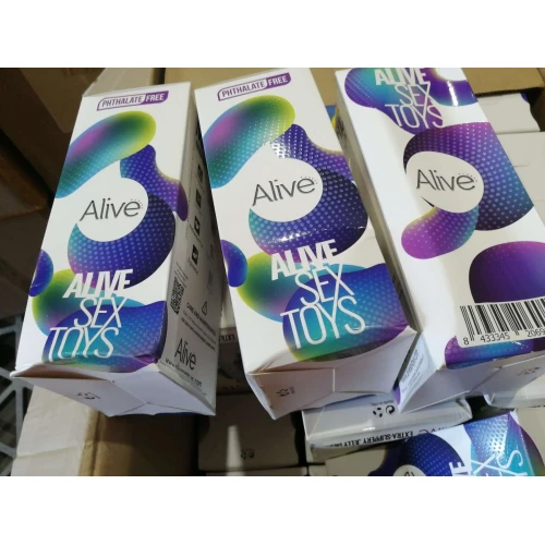 Прозрачный фаллоимитатор Alive Jelly Dildo Majestic (мятая упаковка!!!)