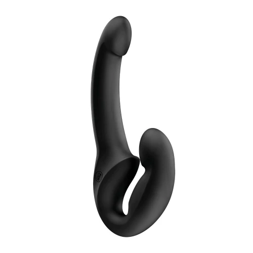 На фото безремінний страпон Fun Factory SHARE LITE Black, регульований, полегшена модель