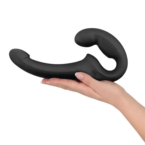 На фото безремінний страпон Fun Factory SHARE LITE Black, регульований, полегшена модель