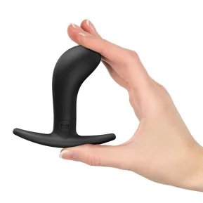 На фото анальна пробка Fun Factory BOOTIE M Black, діаметр 3,3 см, тонкий обмежувач