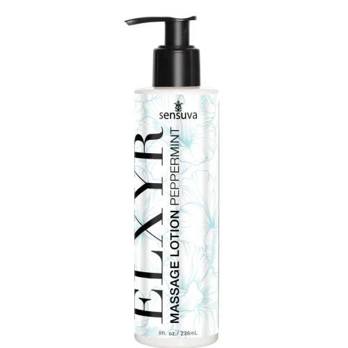 Лосьон для массажа ног и степень Sensuva ELXYR Massage Lotion Peppermint (236 мл)
