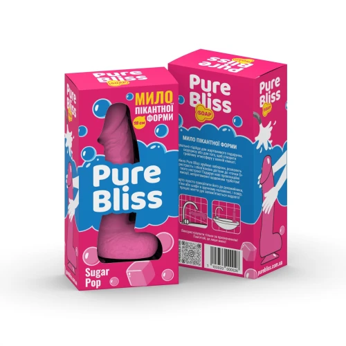 На фото яркое розовое ароматное мыло пикантной формы Pure Bliss Pink Sugar Pop