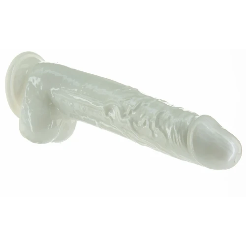 На фото фаллоимитатор ADDICTION Pearl 8.5" Dildo with Balls, виброшар в подарок