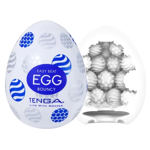 На фото мастурбатор-яйцо Tenga Egg Bouncy
