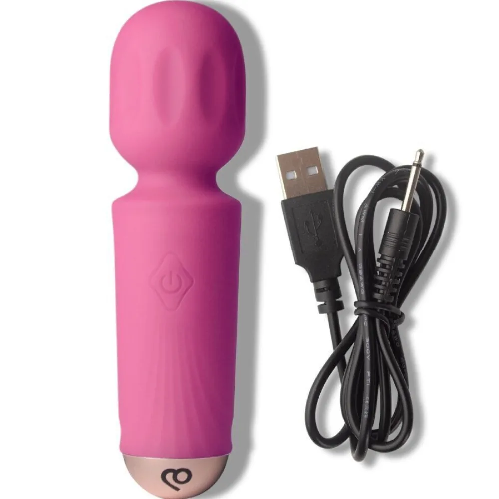 Вибромассажер Rocks Off Mini Wand Peony Pink