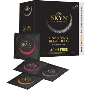 Безлатексные презервативы SKYN Unknown Pleasures 47 шт