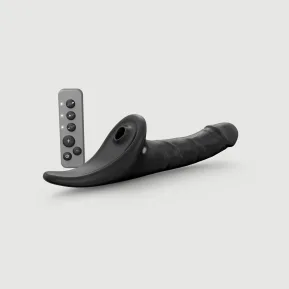 Вібронасадка Strap-On-Me Multi Orgasm Realistic Dildo XL Black
