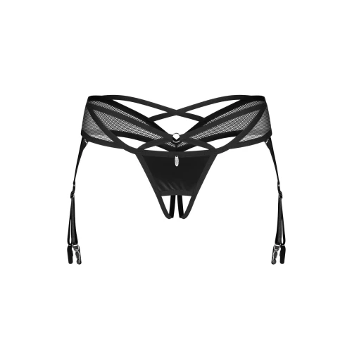 На фото трусики Obsessive Dominna crotchless thong 2XL/3XL