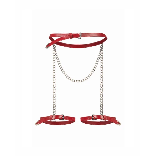 На фото пояс с гартерами Obsessive Inferro harness bottom S/M/L