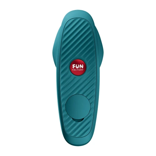 На фото анальная пробка Fun Factory Bootie Vibe Bottle Green