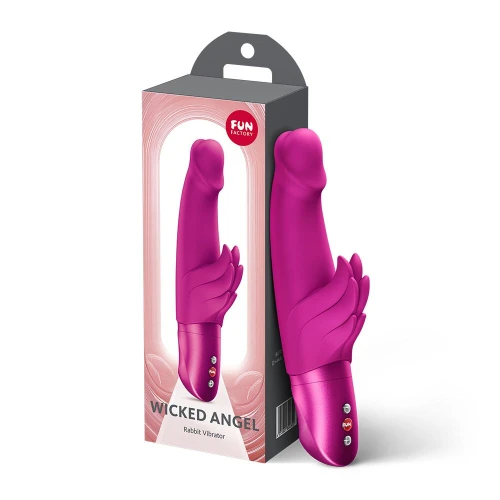 На фото вібратор-кролик Fun Factory Wicked Angel Magenta