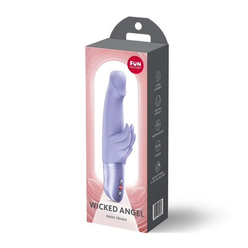 На фото вібратор-кролик Fun Factory Wicked Angel Purple