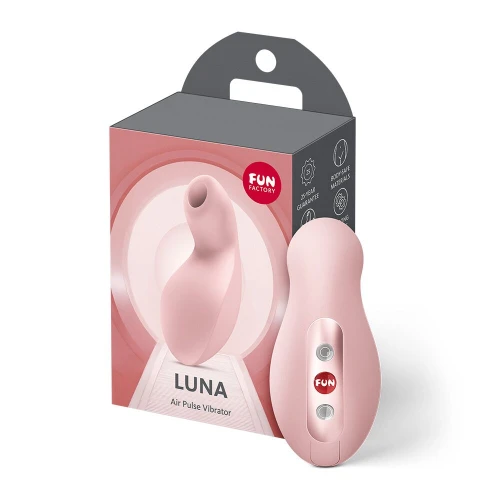 На фото вакуумный стимулятор Fun Factory Luna Soft Pink