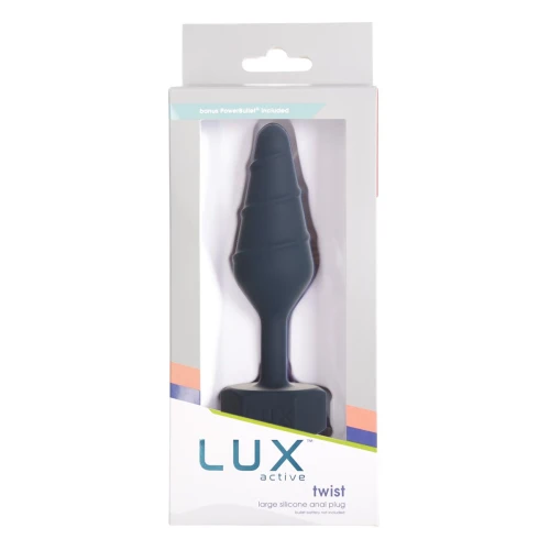 На фото анальная пробка Lux Active Twist Plug Large Blue