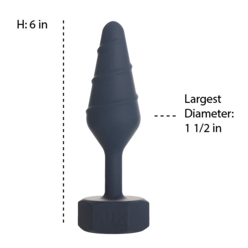 На фото анальная пробка Lux Active Twist Plug Large Blue