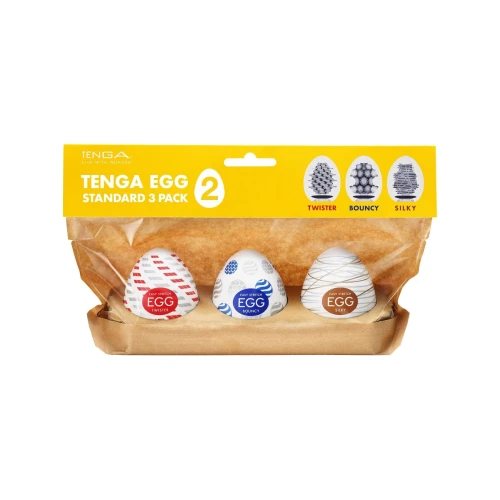 Набор мастурбаторов-яиц Tenga Egg Standard 3 Pack 2