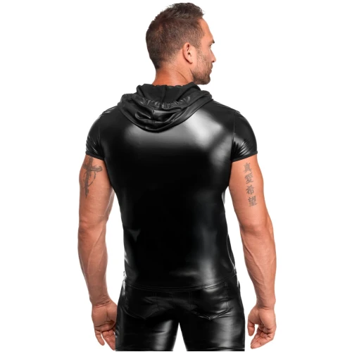 На фото мужская футболка с капюшоном Noir Handmade H085 Vexen hooded T-shirt M
