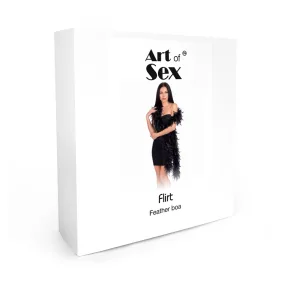 На фото боа из перьев Art of Sex, длина 2 метра, цвет черный