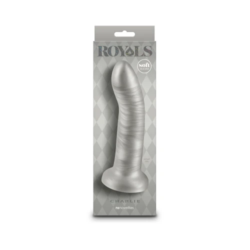 На фото дилдо NS Novelties Royals - 7" Charlie - Metallic Champagne