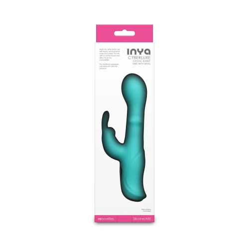 На фото вибратор-кролик NS Novelties INYA - Cyberluxe - Aqua
