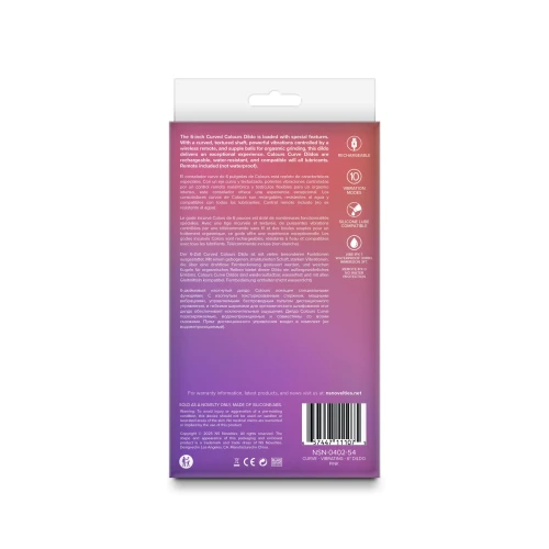 На фото дилдо с вибрацией NS Novelties Colours - Curve - Vibrating - 6" Dildo - Pink