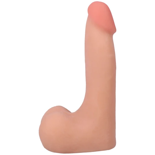 На фото фаллоимитатор Doc Johnson The Realistic Cock ULTRASKYN - 7 Inch with Balls Vanilla