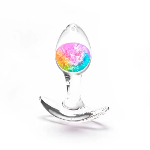 Анальная пробка NS Novelties Cosmic Glams Small Rainbow