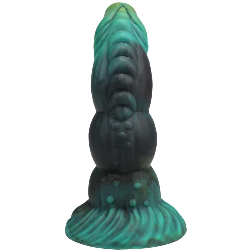 На фото фэнтезийный фаллоимитатор Doc Johnson Vac-U-Lock x Fantasy Fuckers Green Serpent