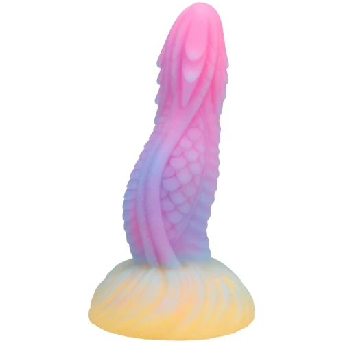 На фото фэнтезийный фаллоимитатор Doc Johnson Vac-U-Lock x Fantasy Fuckers Dragon's Tongue