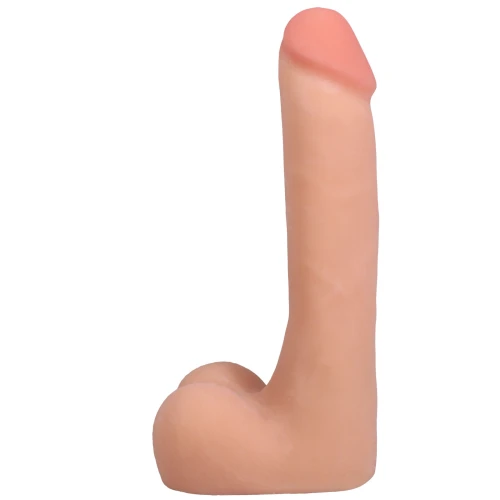 На фото фаллоимитатор Doc Johnson The Realistic Cock ULTRASKYN - 9 Inch with Balls Vanilla