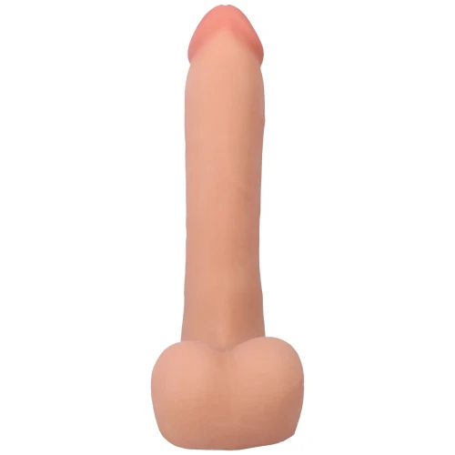 На фото фаллоимитатор Doc Johnson The Realistic Cock ULTRASKYN - 9 Inch with Balls Vanilla