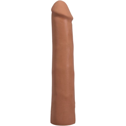 На фото фаллоимитатор Doc Johnson The Realistic Cock ULTRASKYN - 9 Inch Caramel