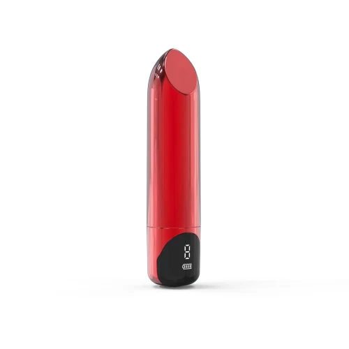 На фото віброкуля-помада Loviss Lipstick Bullet Vibrator, 9 режимів, що перезаряджається