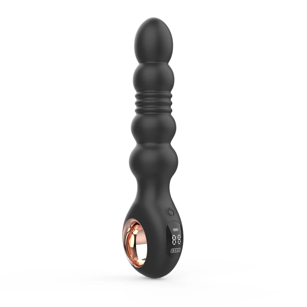 Анальный вибратор Loviss Thor Thrusting Anal Plug