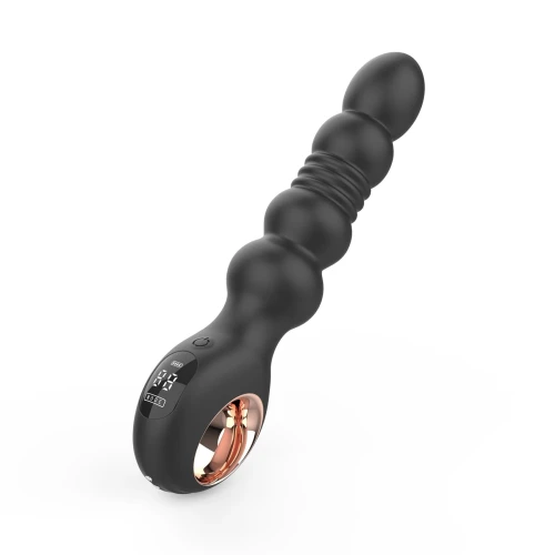 На фото анальный вибратор с пульсацией Loviss Thor Thrusting Anal Plug, 2 мотора