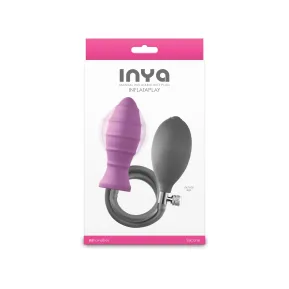 На фото надувная анальная пробка NS Novelties INYA - InflataPlay - Pink