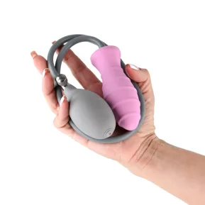На фото надувная анальная пробка NS Novelties INYA - InflataPlay - Pink