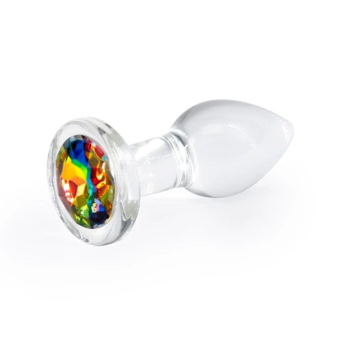 Скляна анальна пробка NS Novelties Crystal Desires Small