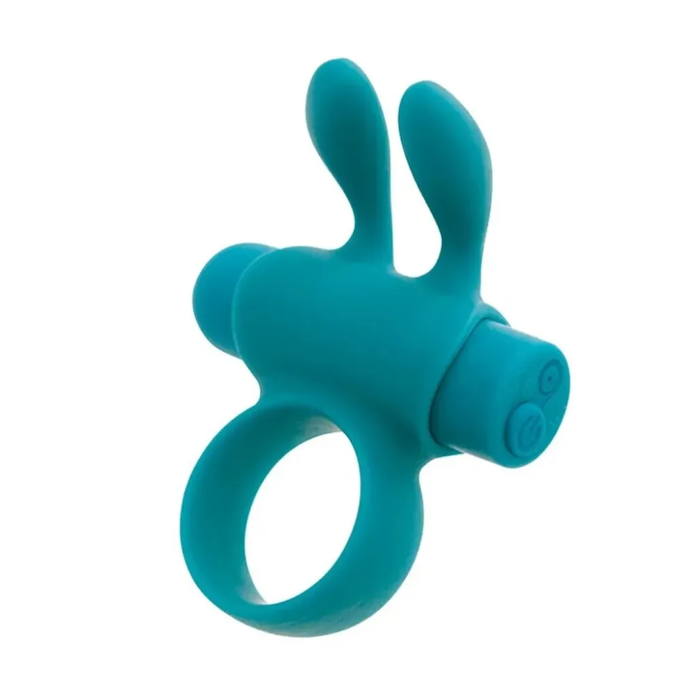 Виброкольцо S Pleasures Premium Rabbit Ring Turquoise