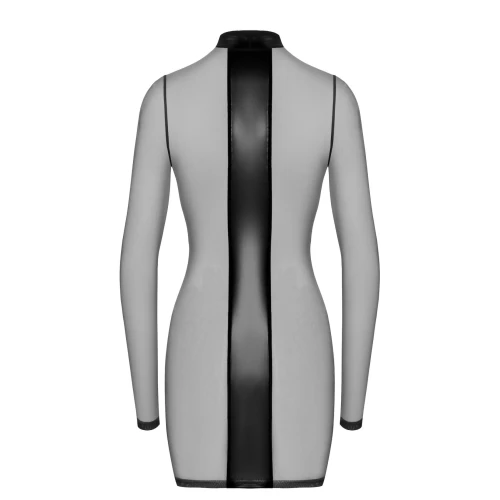На фото сукня Noir Handmade F369 Crossfire Mesh & Wetlook Mini dress S