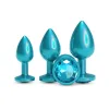 Набір анальних пробок NS Novelties Rear Assets Iridescent Teal