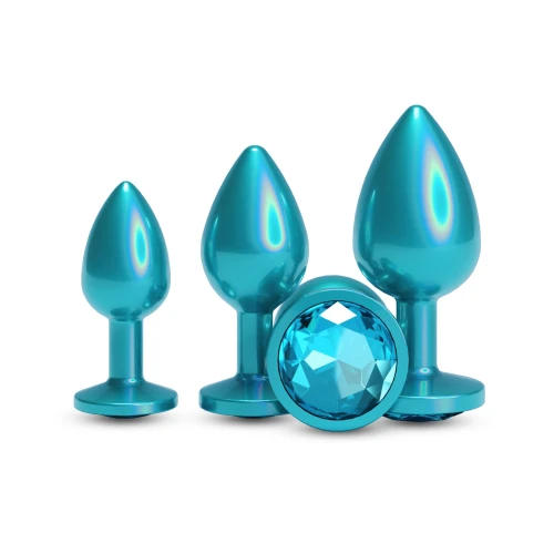 Набір анальних пробок NS Novelties Rear Assets Iridescent Teal