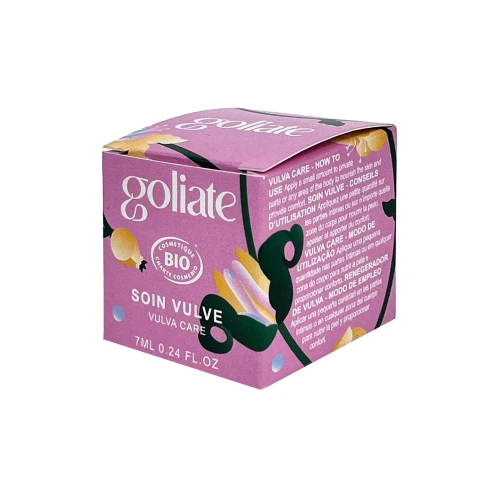 На фото бальзам для інтимних зон Goliate Soin Vulve 7 мл, загоювальна та пом’якшувальна дія