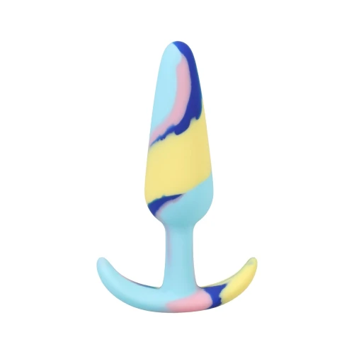 На фото набор анальных пробок Doc Johnson Mood Naughty 1 Kaleidoscope Trainer Set