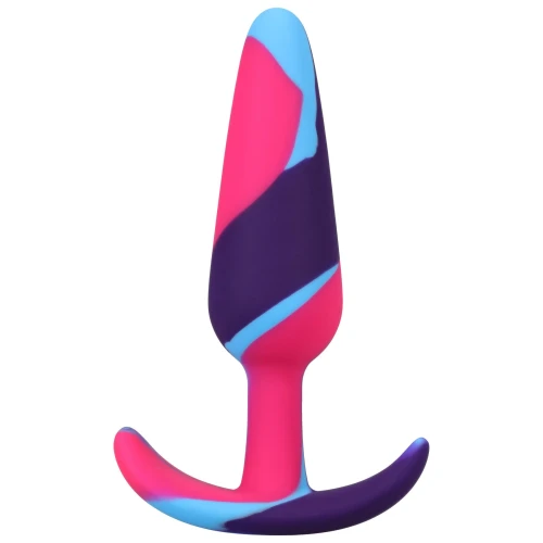На фото набор анальных пробок Doc Johnson Mood Naughty 1 Kaleidoscope Trainer Set