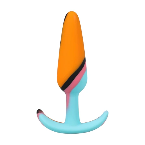На фото набор анальных пробок Doc Johnson Mood Naughty 1 Kaleidoscope Trainer Set