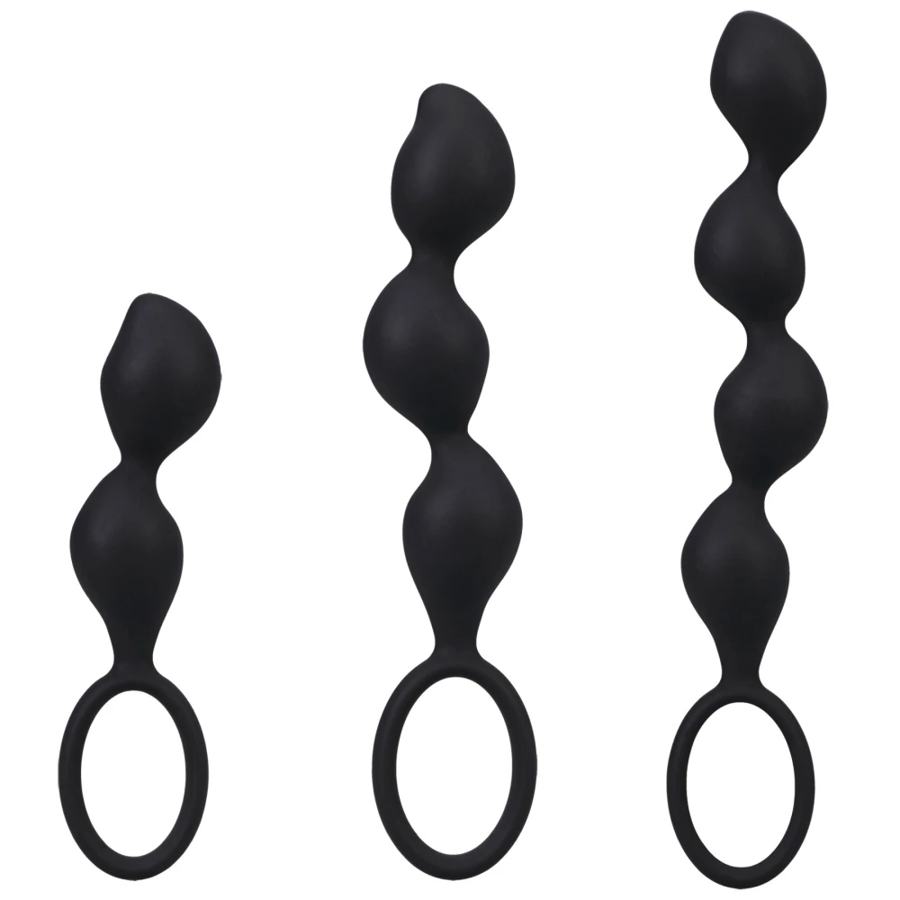 Набор анальных игрушек Doc Johnson Mood Naughty Contour Beads