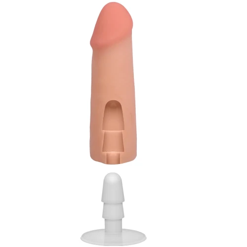 На фото фаллоимитатор Doc Johnson The Realistic Cock ULTRASKYN - 5 Inch Vanilla