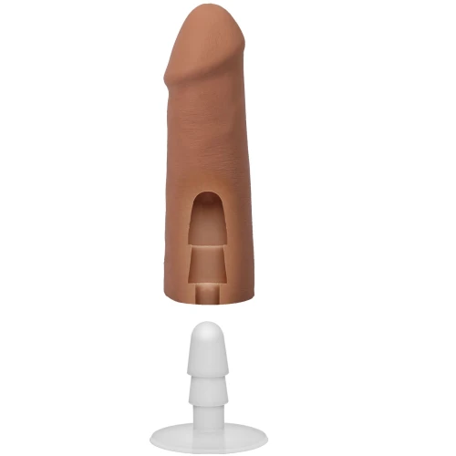 На фото фаллоимитатор Doc Johnson The Realistic Cock ULTRASKYN - 5 Inch Caramel